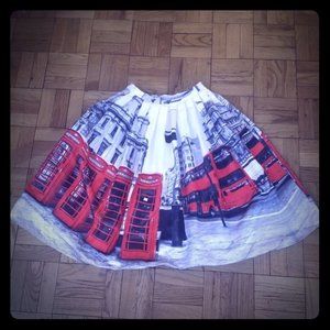 Gorgeous medium over the knee midi skater skirt